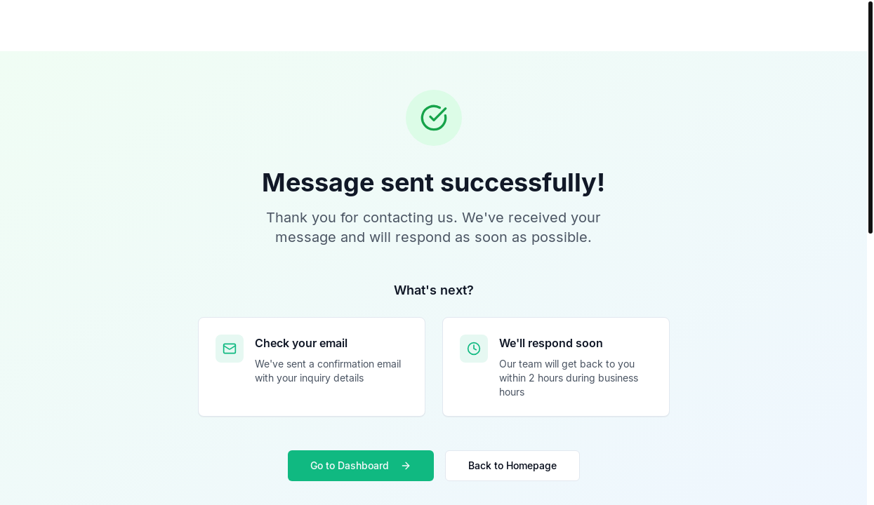Success Pages Preview