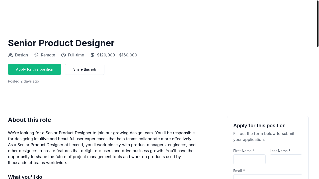 Job Details Preview