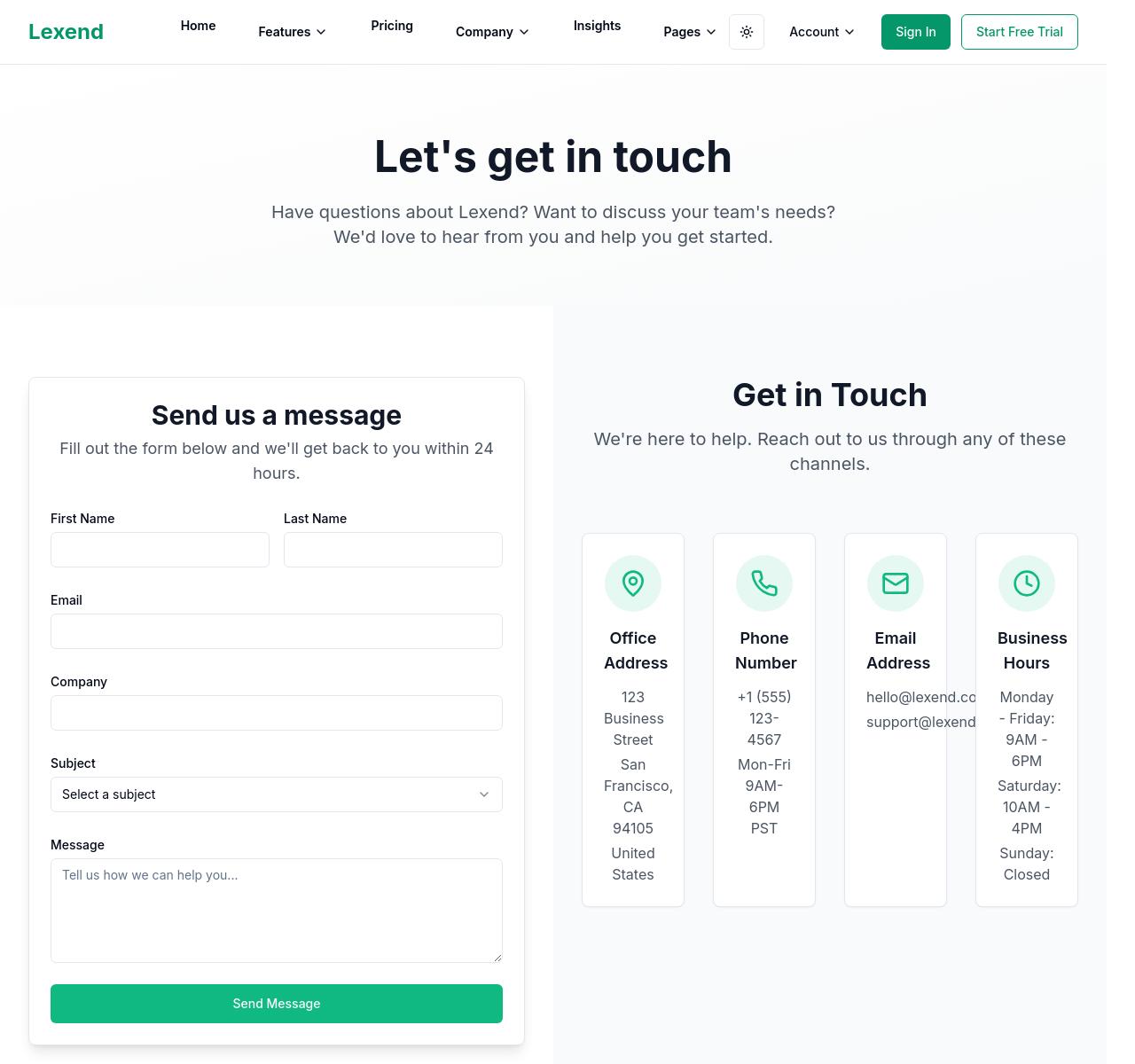 Contact Preview